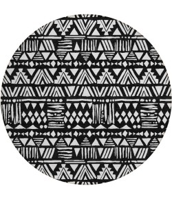 Addison Chantille ACN907-Black 8 ft. X 8 ft. Round Rug