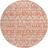 Addison Chantille ACN907-Coral 8 ft. X 8 ft. Round Rug