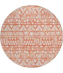Addison Chantille ACN907-Coral 8 ft. X 8 ft. Round Rug