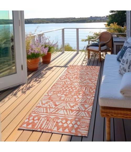 Addison Chantille ACN907-Coral 2 ft. 3 in. X 7 ft. 6 in. Rectangle Rug