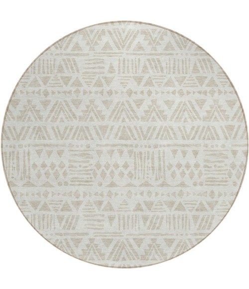 Addison Chantille ACN907-Ivory 8 ft. X 8 ft. Round Rug