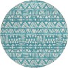 Addison Chantille ACN907-Teal 8 ft. X 8 ft. Round Rug