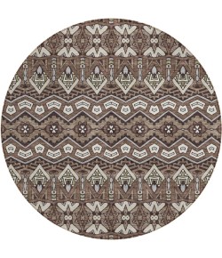 Addison Chantille ACN909-Brown 8 ft. X 8 ft. Round Rug