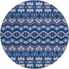 Addison Chantille ACN909-Navy 8 ft. X 8 ft. Round Rug
