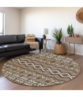 Addison Chantille ACN909-Taupe 8 ft. X 8 ft. Round Rug