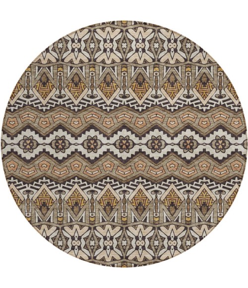 Addison Chantille ACN909-Taupe 8 ft. X 8 ft. Round Rug