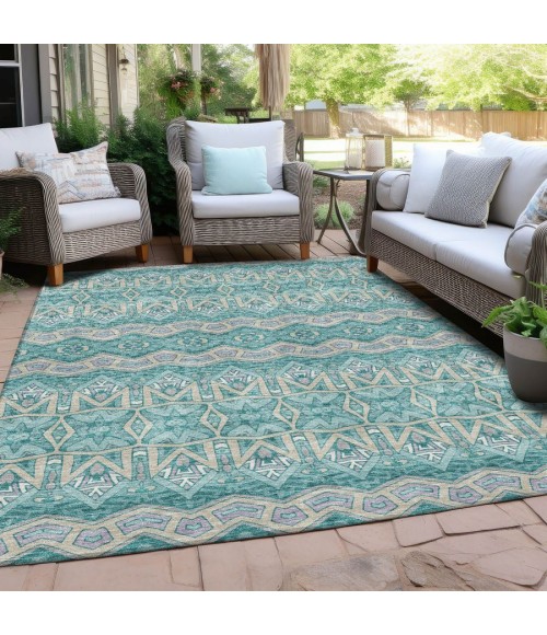 Addison Chantille ACN909-Teal 8 ft. X 10 ft. Rectangle Rug