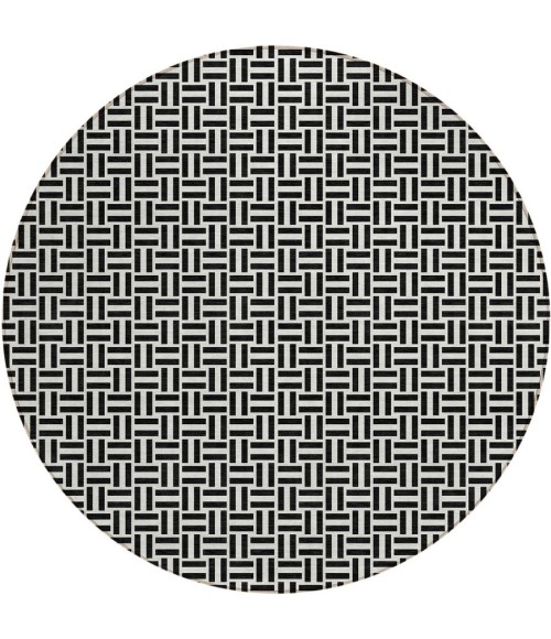 Addison Chantille ACN911-Black 8 ft. X 8 ft. Round Rug