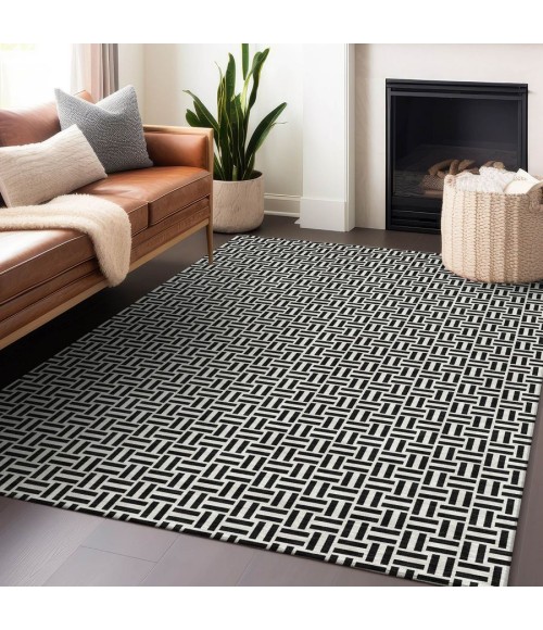Addison Chantille Rug ACN911-Black 10 ft. X 14 ft. Rectangle - Rugs Town Addison Chantille ACN911-Black 10 ft. X 14 ft. Rectangle Rug