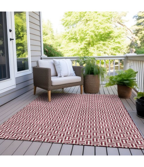 Addison Chantille Rug ACN911-Burgundy 10 ft. X 14 ft. Rectangle - Rugs Town Addison Chantille ACN911-Burgundy 10 ft. X 14 ft. Rectangle Rug