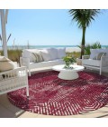 Addison Chantille ACN912-Burgundy 8 ft. X 8 ft. Round Rug