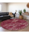 Addison Chantille ACN912-Burgundy 8 ft. X 8 ft. Round Rug