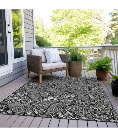 Addison Chantille Rug ACN913-Black 10 ft. X 14 ft. Rectangle - Rugs Town Addison Chantille ACN913-Black 10 ft. X 14 ft. Rectangle Rug