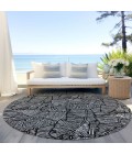 Addison Chantille ACN913-Black 8 ft. X 8 ft. Round Rug