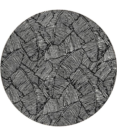 Addison Chantille ACN913-Black 8 ft. X 8 ft. Round Rug
