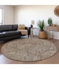 Addison Chantille ACN913-Brown 8 ft. X 8 ft. Round Rug