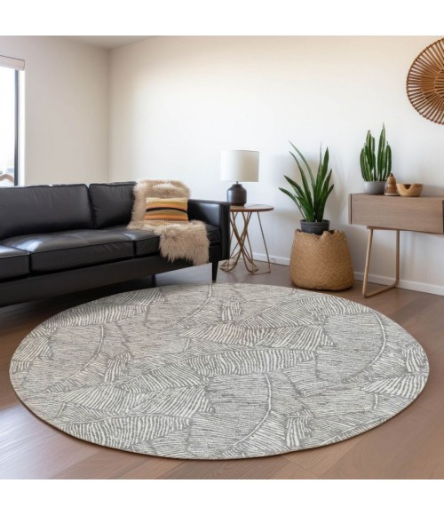 Addison Chantille ACN913-Gray 8 ft. X 8 ft. Round Rug