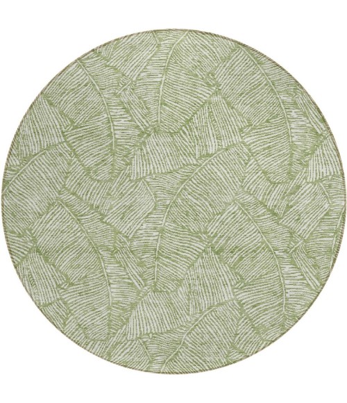 Addison Chantille ACN913-Green 8 ft. X 8 ft. Round Rug