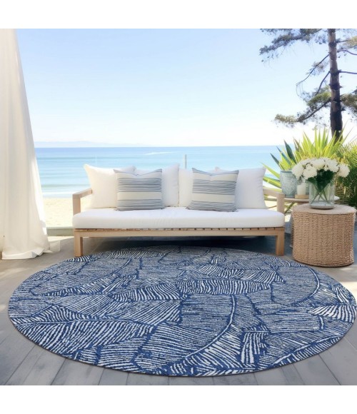 Addison Chantille ACN913-Navy 8 ft. X 8 ft. Round Rug