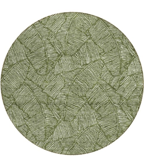 Addison Chantille ACN913-Olive 8 ft. X 8 ft. Round Rug