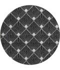 Addison Chantille ACN914-Black 8 ft. X 8 ft. Round Rug