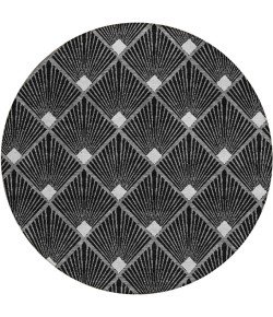 Addison Chantille ACN914-Black 8 ft. X 8 ft. Round Rug