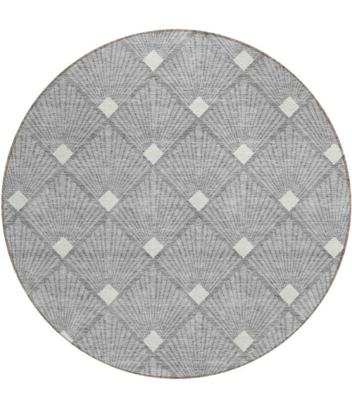 Addison Chantille ACN914-Gray 8 ft. X 8 ft. Round Rug