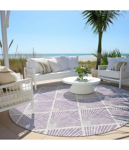 Addison Chantille ACN914-Lavender 8 ft. X 8 ft. Round Rug