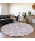 Addison Chantille ACN914-Lavender 8 ft. X 8 ft. Round Rug