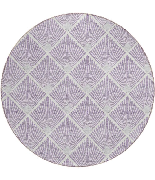 Addison Chantille ACN914-Lavender 8 ft. X 8 ft. Round Rug
