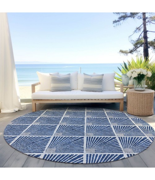 Addison Chantille ACN914-Navy 8 ft. X 8 ft. Round Rug