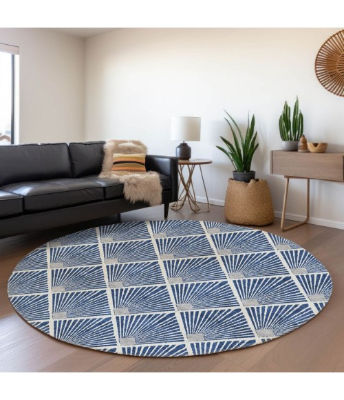 Addison Chantille ACN914-Navy 8 ft. X 8 ft. Round Rug