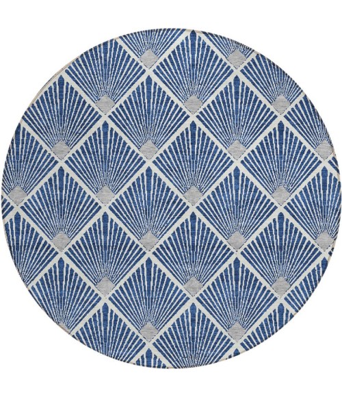 Addison Chantille ACN914-Navy 8 ft. X 8 ft. Round Rug