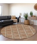 Addison Chantille ACN914-Paprika 8 ft. X 8 ft. Round Rug