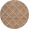 Addison Chantille ACN914-Paprika 8 ft. X 8 ft. Round Rug
