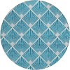 Addison Chantille ACN914-Teal 8 ft. X 8 ft. Round Rug
