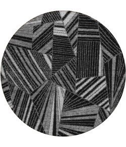 Addison Chantille ACN915-Black 8 ft. X 8 ft. Round Rug