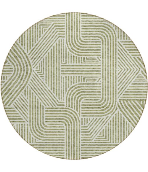 Addison Chantille ACN917-Aloe 8 ft. X 8 ft. Round Rug