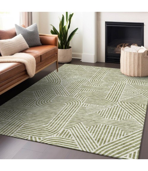 Addison Chantille ACN917-Aloe 5 ft. X 7 ft. 6 in. Rectangle Rug
