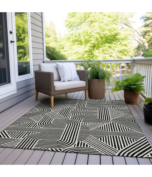 Addison Chantille Rug ACN917-Black 10 ft. X 14 ft. Rectangle - Rugs Town Addison Chantille ACN917-Black 10 ft. X 14 ft. Rectangle Rug