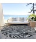 Addison Chantille ACN917-Black 8 ft. X 8 ft. Round Rug