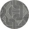 Addison Chantille ACN917-Black 8 ft. X 8 ft. Round Rug