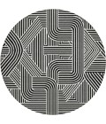 Addison Chantille ACN917-Black 8 ft. X 8 ft. Round Rug