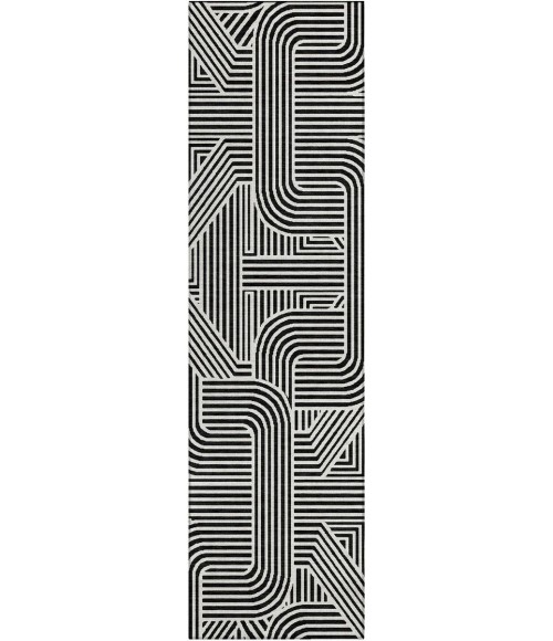 Addison Chantille ACN917-Black 2 ft. 3 in. X 7 ft. 6 in. Rectangle Rug