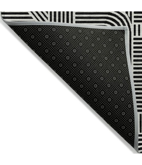 Addison Chantille ACN917-Black 8 ft. X 8 ft. Round Rug
