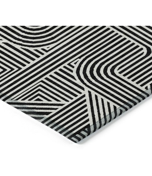Addison Chantille ACN917-Black 8 ft. X 8 ft. Round Rug