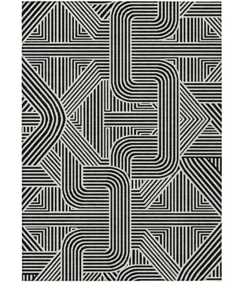 Addison Chantille Rug ACN917-Black 10 ft. X 14 ft. Rectangle - Rugs Town Addison Chantille ACN917-Black 10 ft. X 14 ft. Rectangle Rug