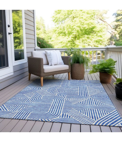 Addison Chantille ACN917-Blue 8 ft. X 10 ft. Rectangle Rug