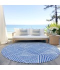 Addison Chantille ACN917-Blue 8 ft. X 8 ft. Round Rug