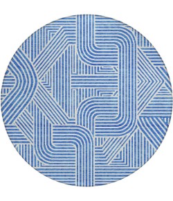 Addison Chantille ACN917-Blue 8 ft. X 8 ft. Round Rug
